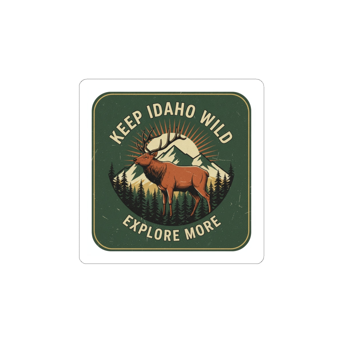 Keep Idaho Wild — Bull Elk Sticker