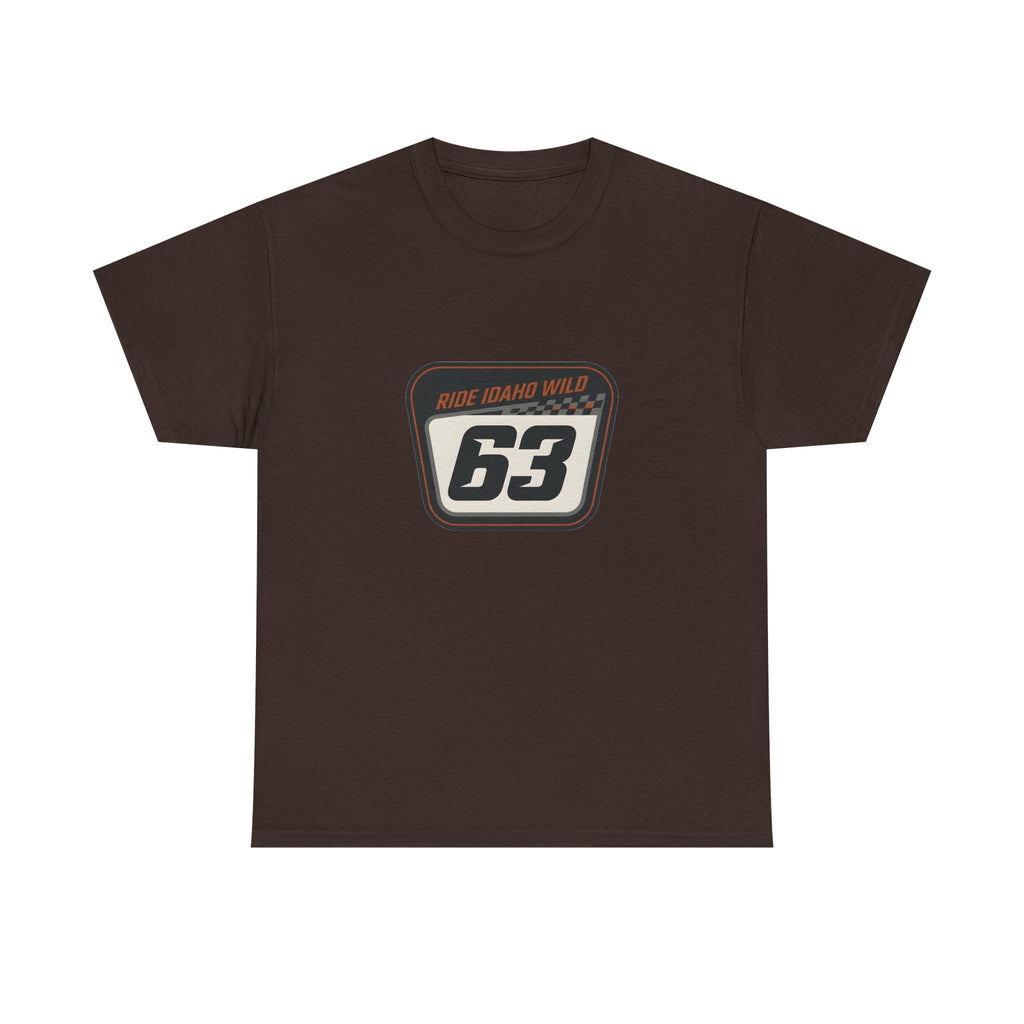 Ride Idaho Wild - MX 63 Number Plate Tee