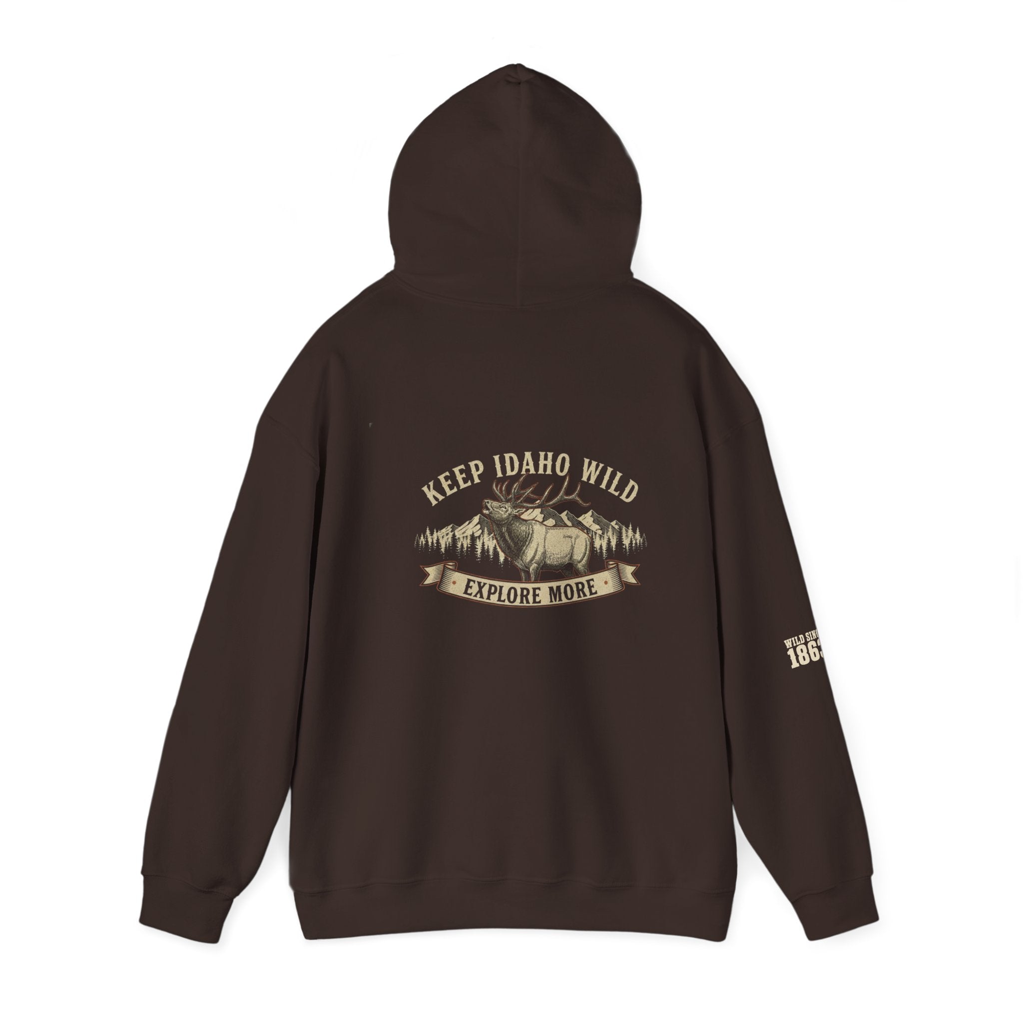 Keep Idaho Wild - Bull Elk Hoodie