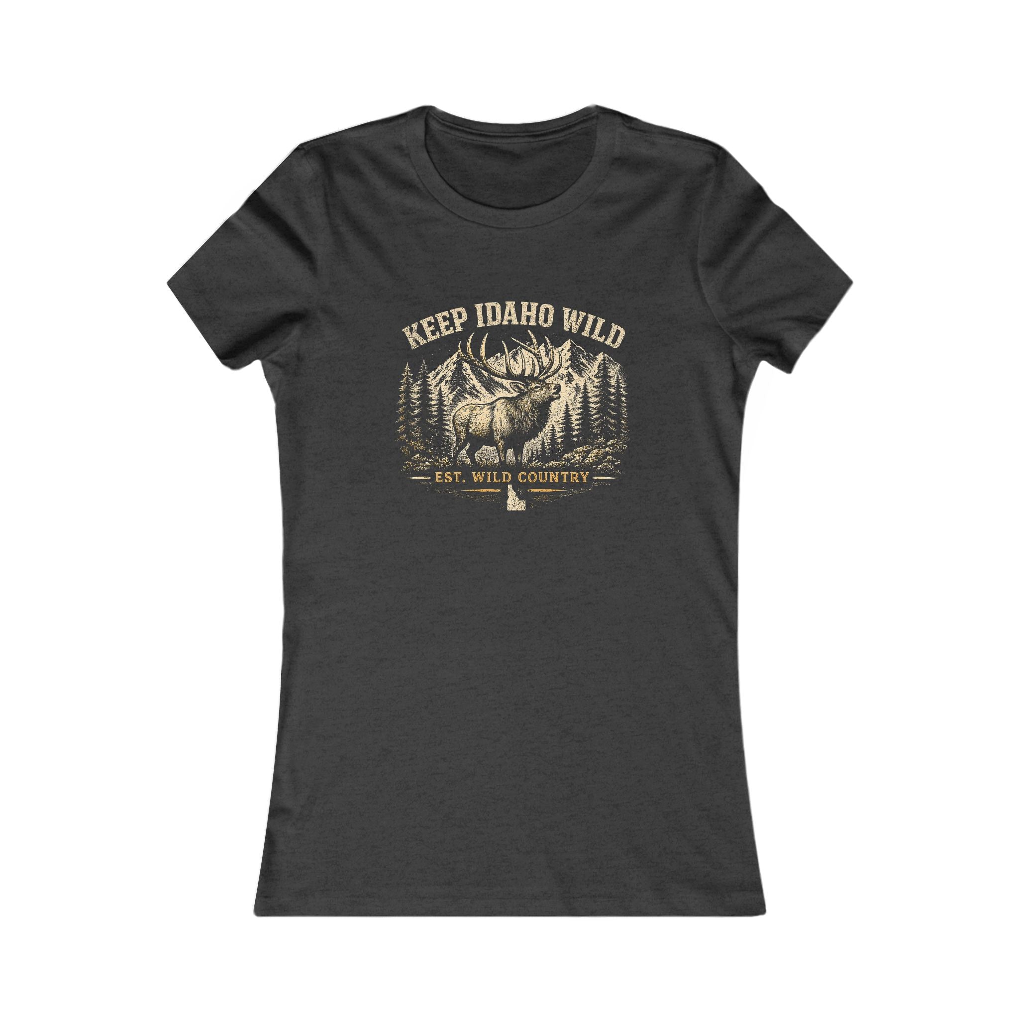 Keep Idaho Wild — Women's Bull Elk Tee