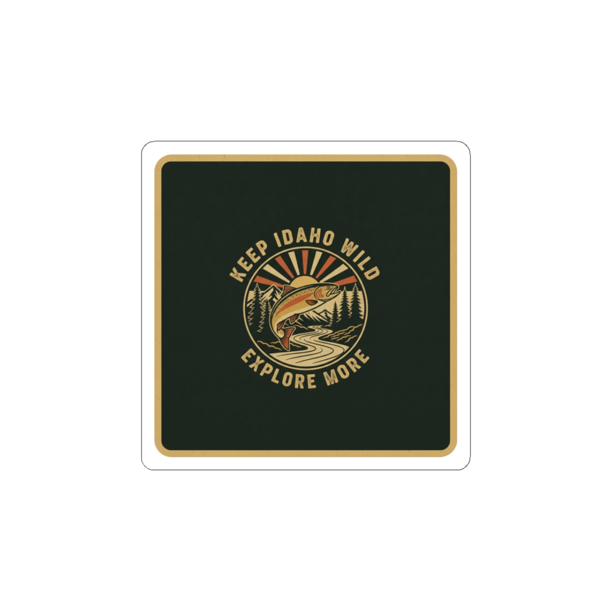 Keep Idaho Wild — Rainbow Trout Sticker