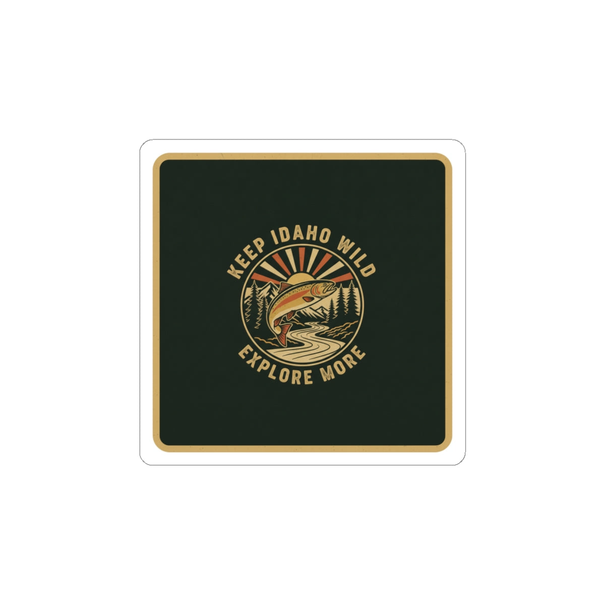 Keep Idaho Wild — Rainbow Trout Sticker