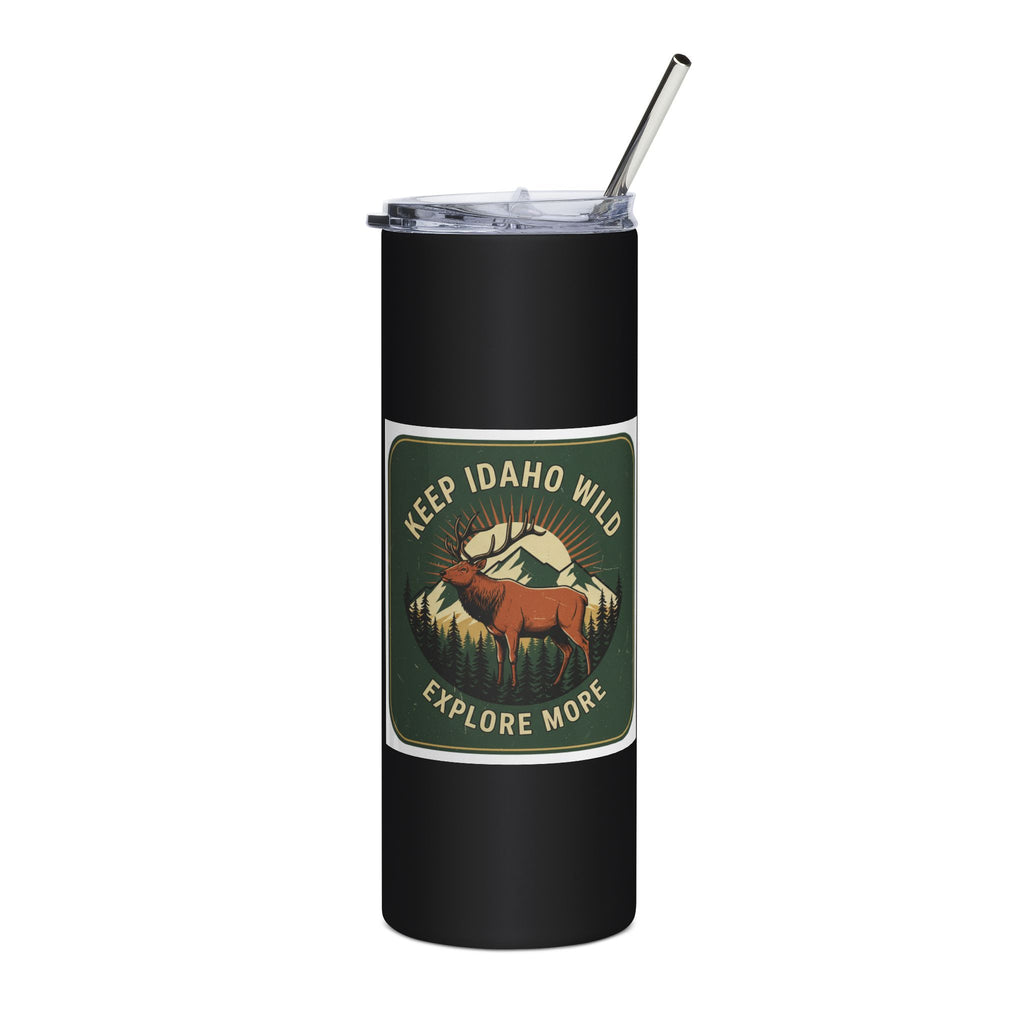 Keep Idaho Wild — Bull Elk Tumbler (20oz)