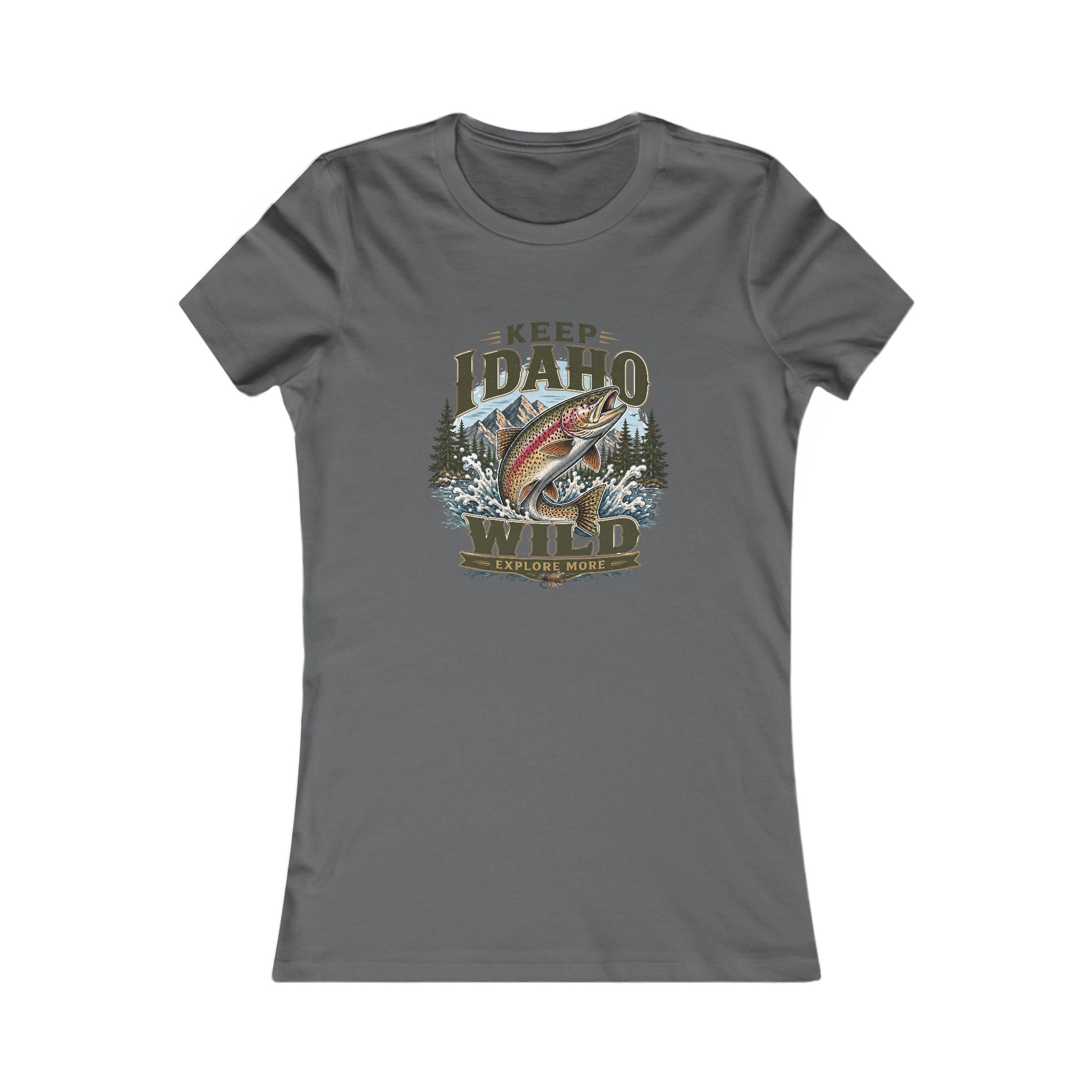 Keep Idaho Wild - Women's Fishing Tee