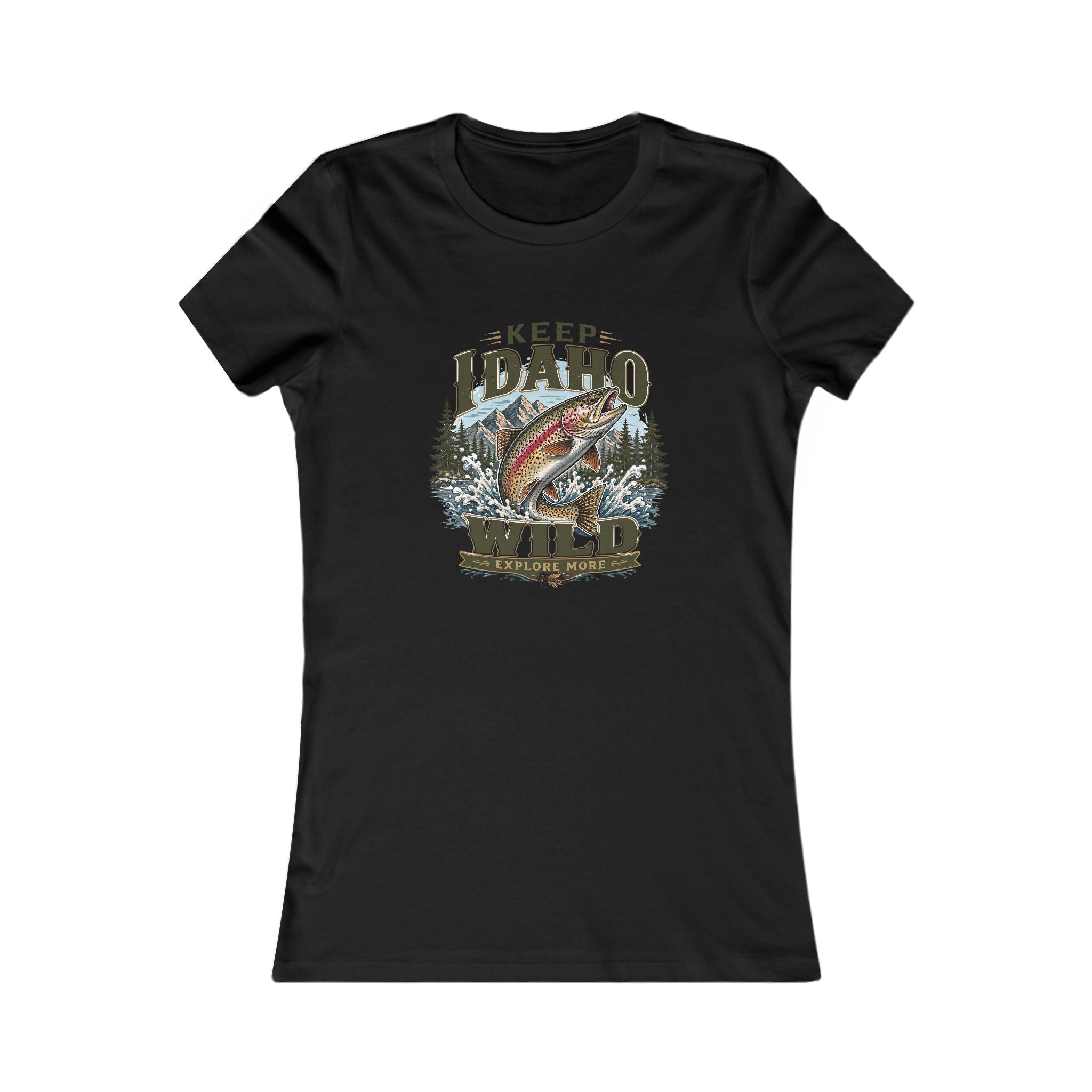 Keep Idaho Wild - Women's Fishing Tee