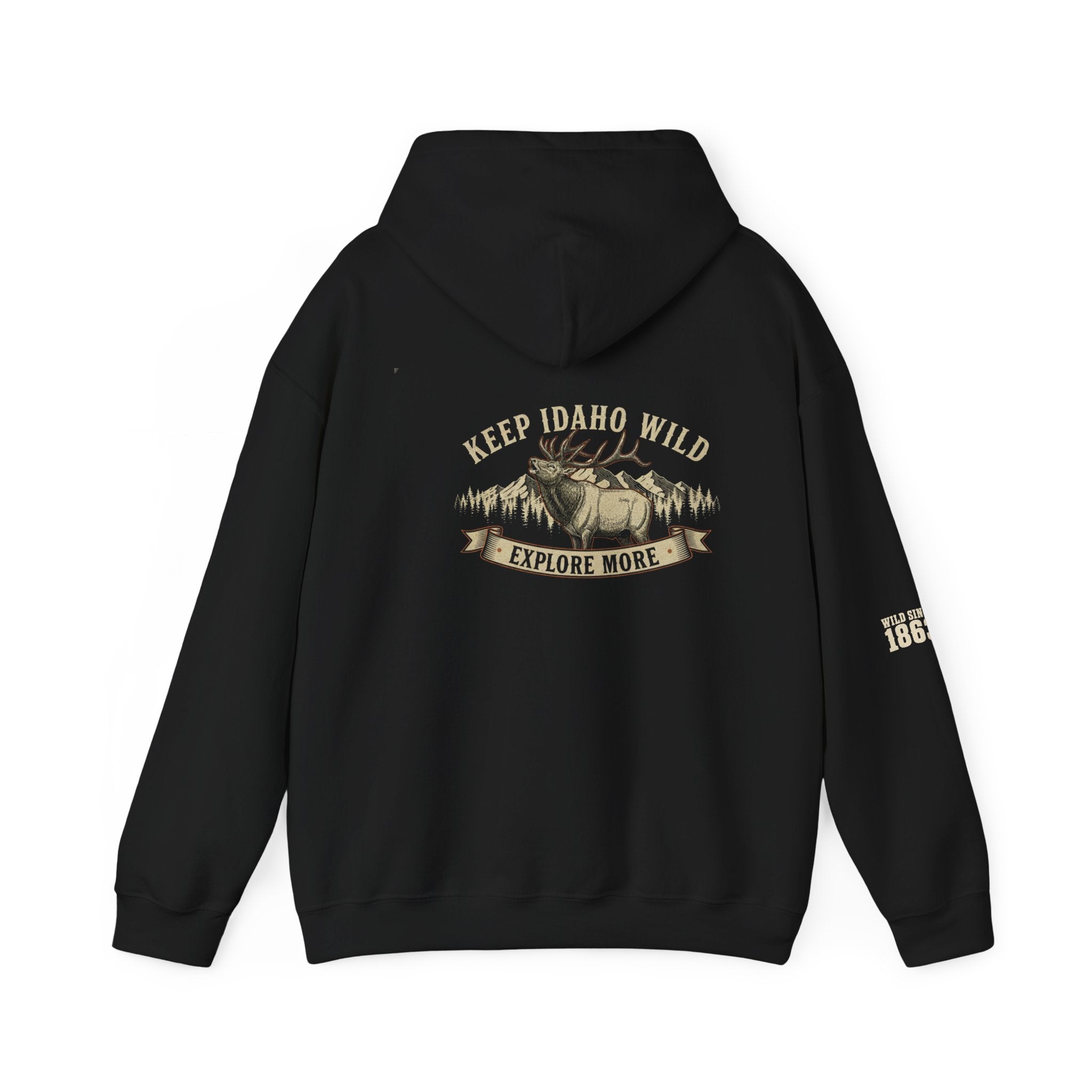Keep Idaho Wild - Bull Elk Hoodie
