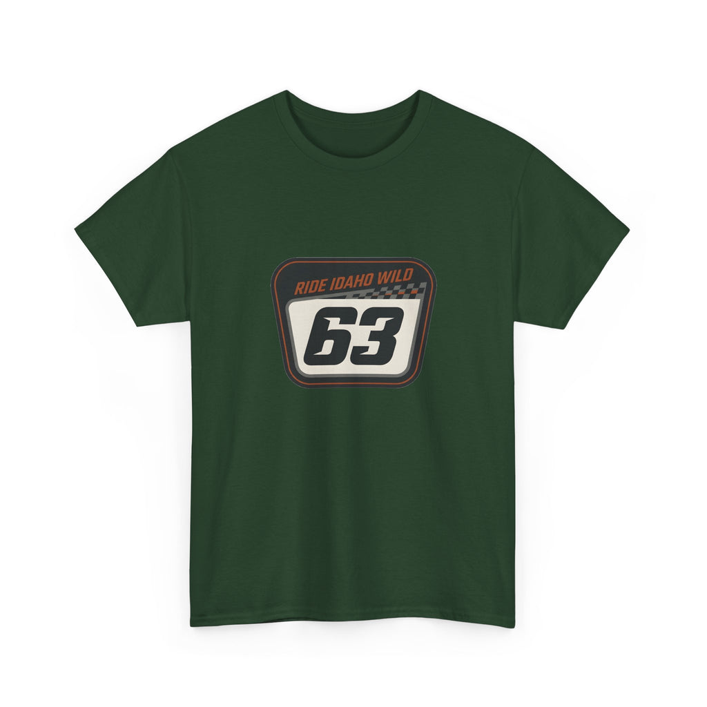 Ride Idaho Wild - MX 63 Number Plate Tee