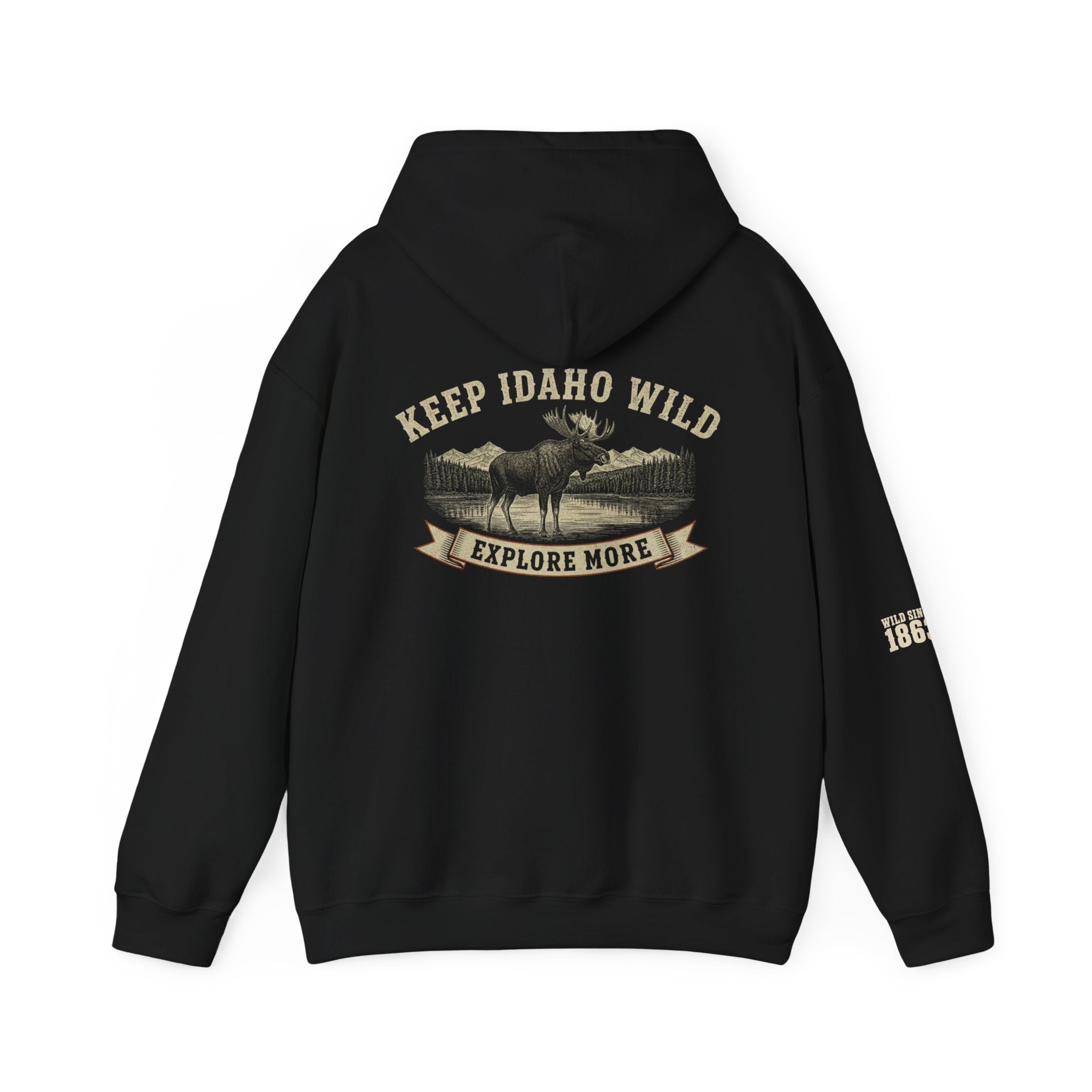 Keep Idaho Wild - Bull Moose Hoodie