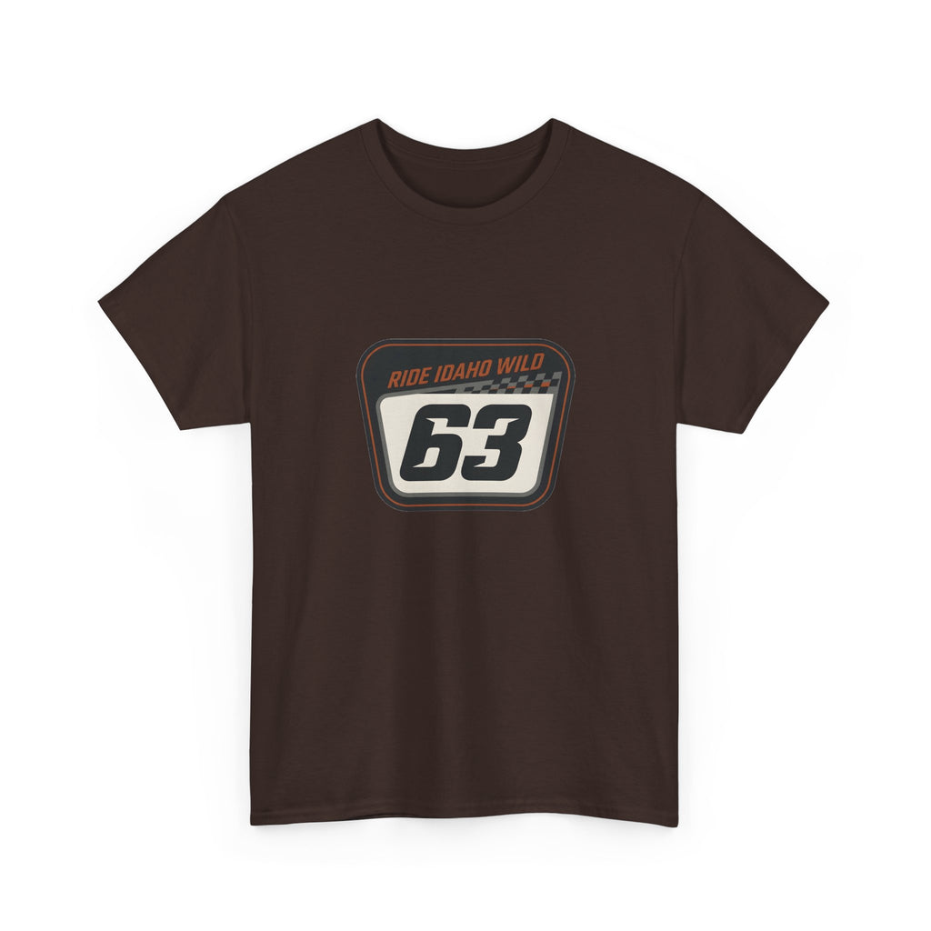 Ride Idaho Wild - MX 63 Number Plate Tee