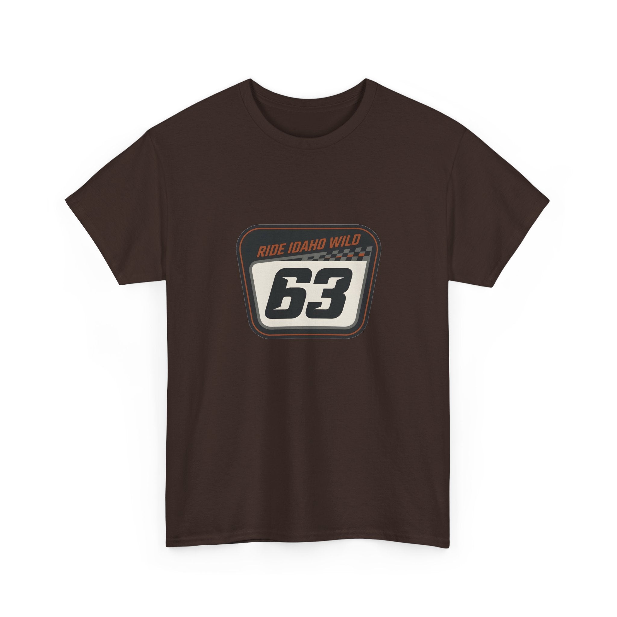Ride Idaho Wild - MX 63 Number Plate Tee