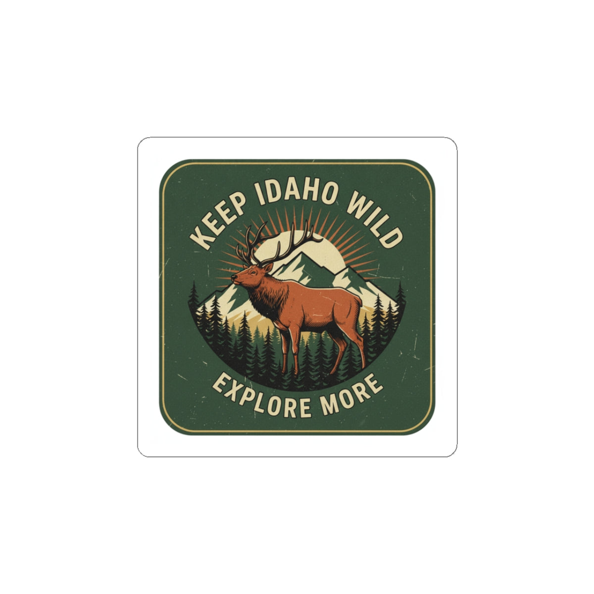 Keep Idaho Wild — Bull Elk Sticker