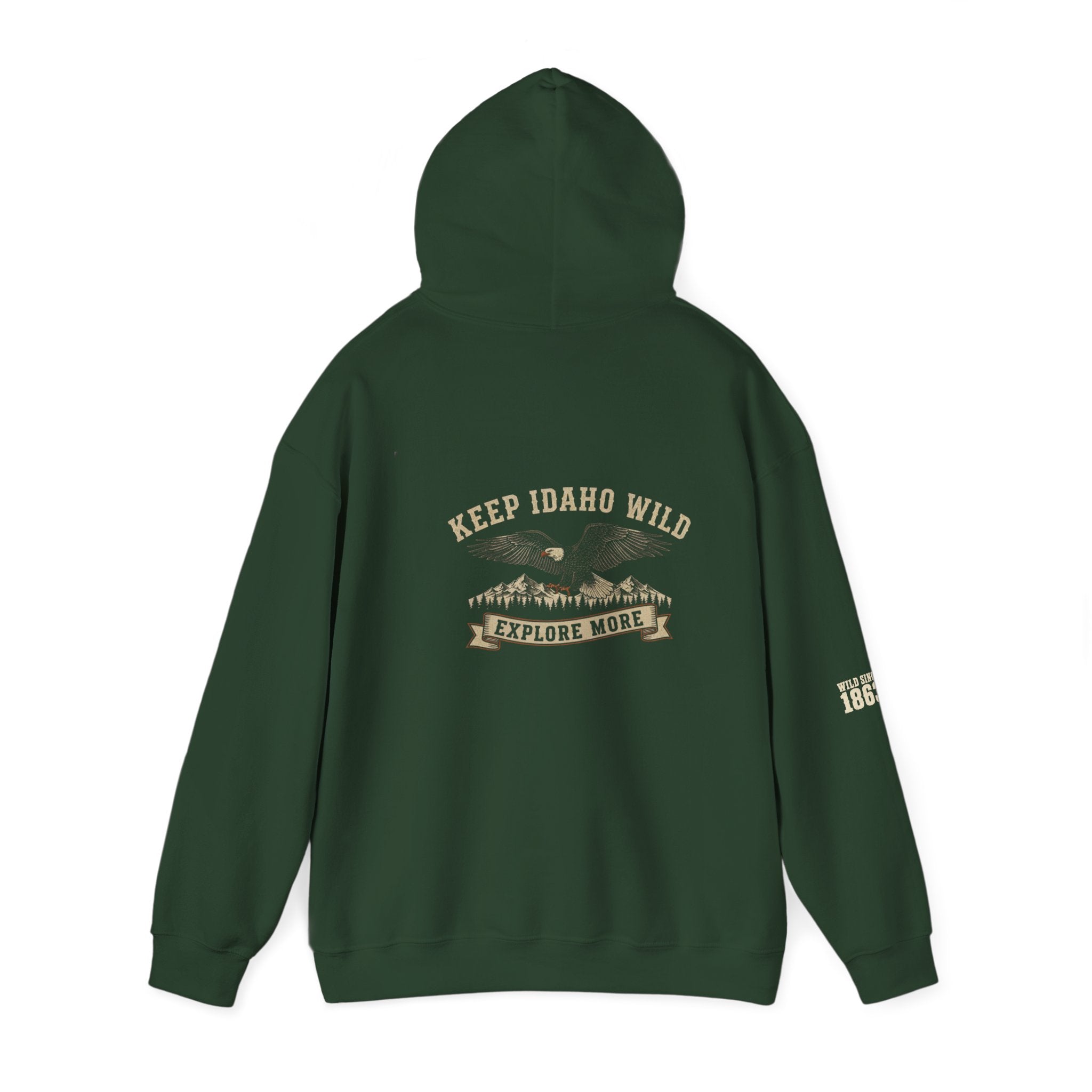 Keep Idaho Wild - Bald Eagle Hoodie