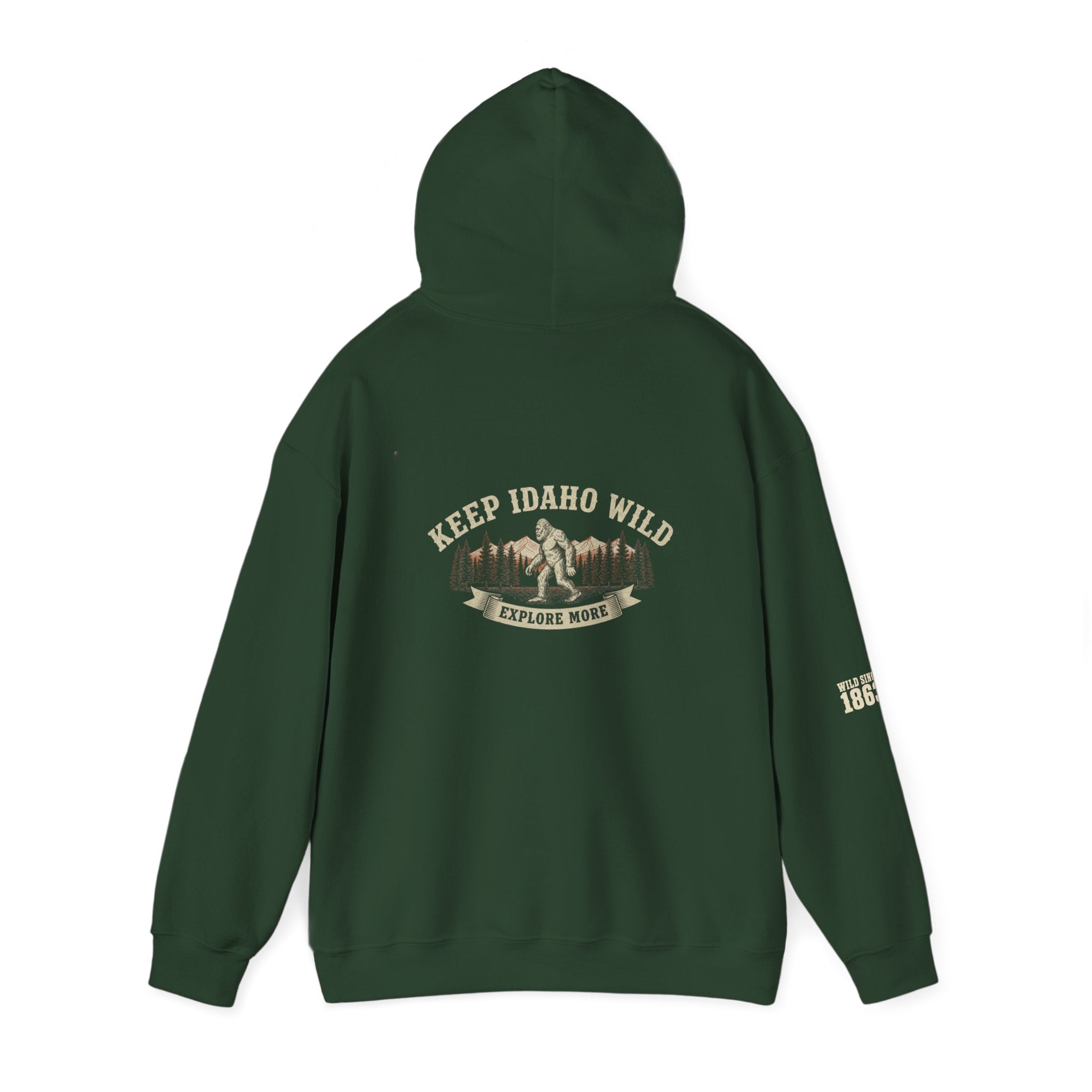 Keep Idaho Wild - Bigfoot Hoodie