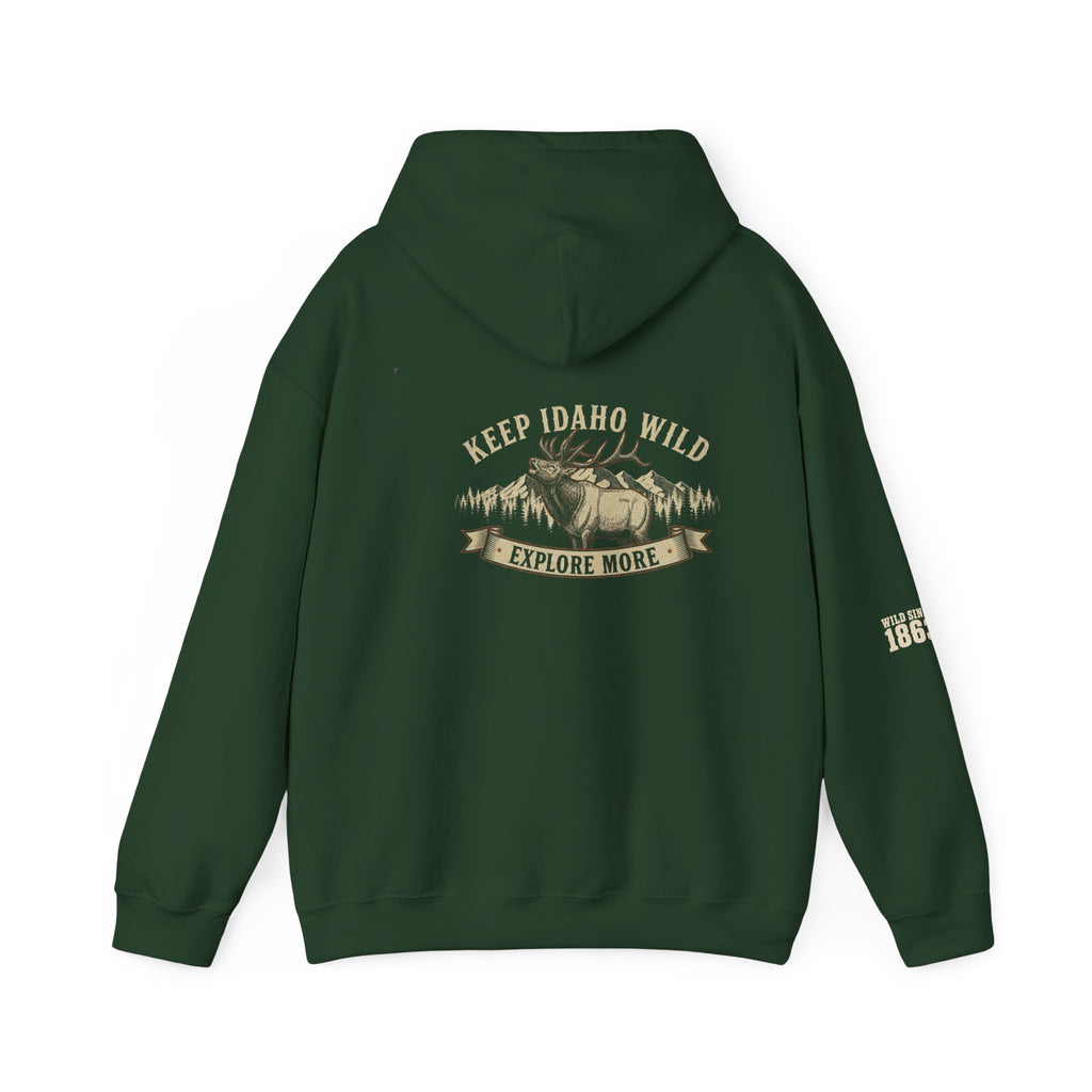Keep Idaho Wild - Bull Elk Hoodie