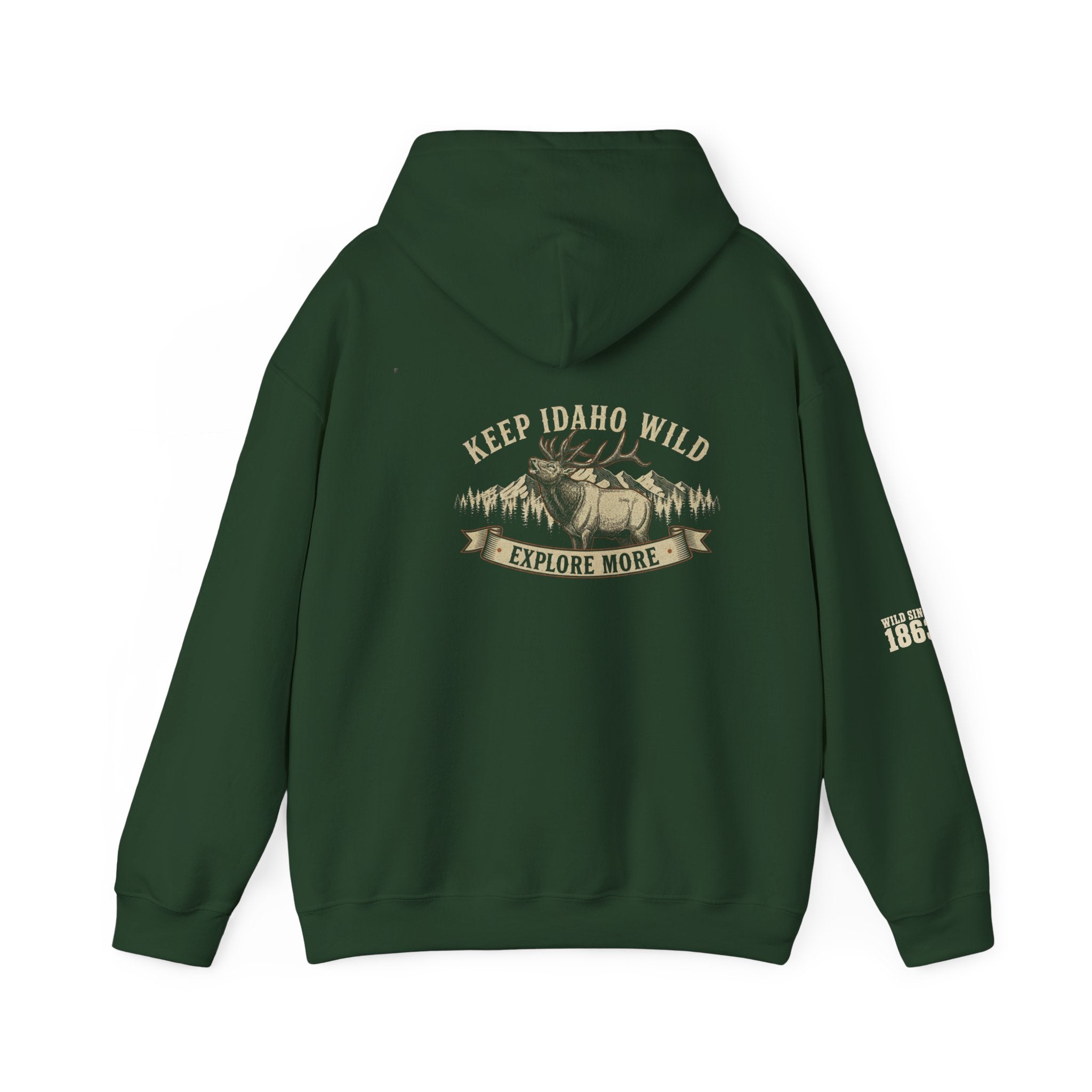 Keep Idaho Wild - Bull Elk Hoodie