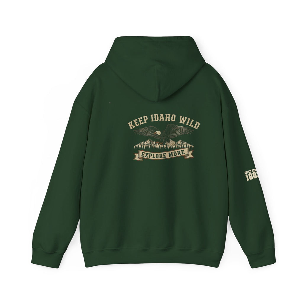Keep Idaho Wild - Bald Eagle Hoodie