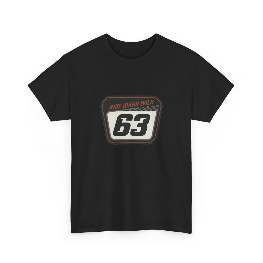 Ride Idaho Wild - MX 63 Number Plate Tee
