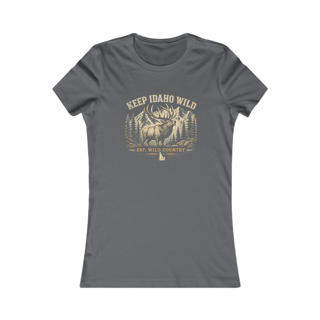 Keep Idaho Wild — Women's Bull Elk Tee