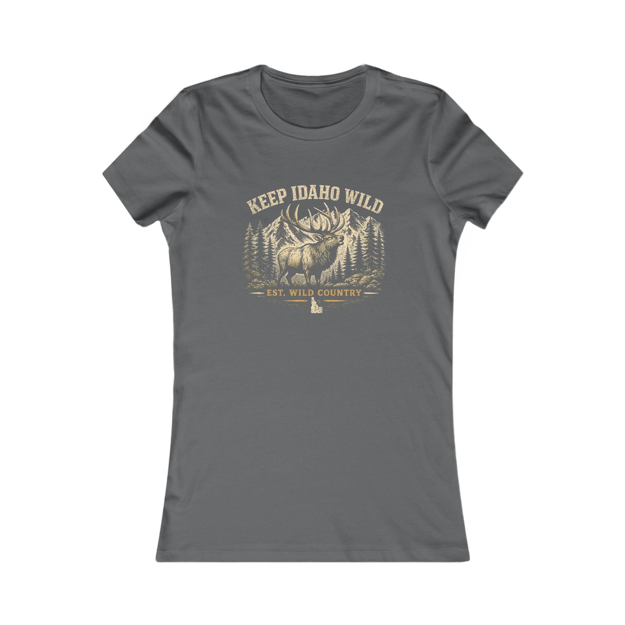 Keep Idaho Wild — Women's Bull Elk Tee