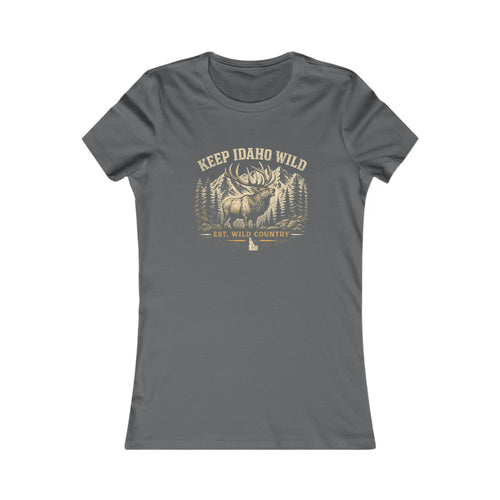 Keep Idaho Wild — Women's Bull Elk Tee