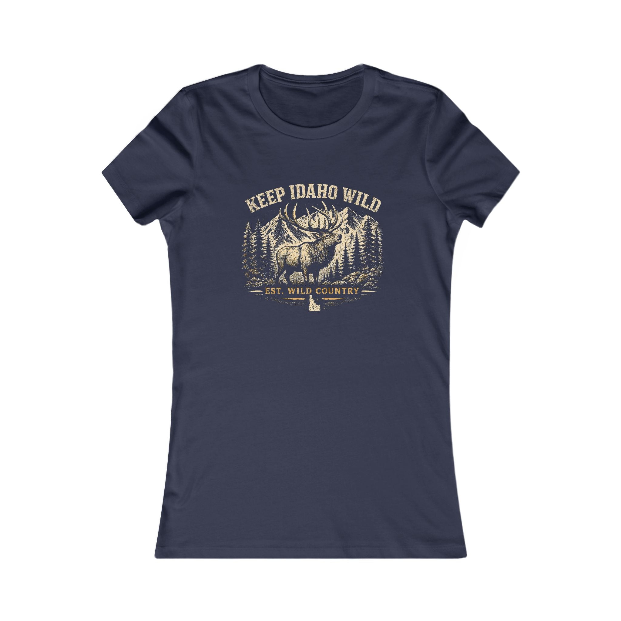 Keep Idaho Wild — Women's Bull Elk Tee