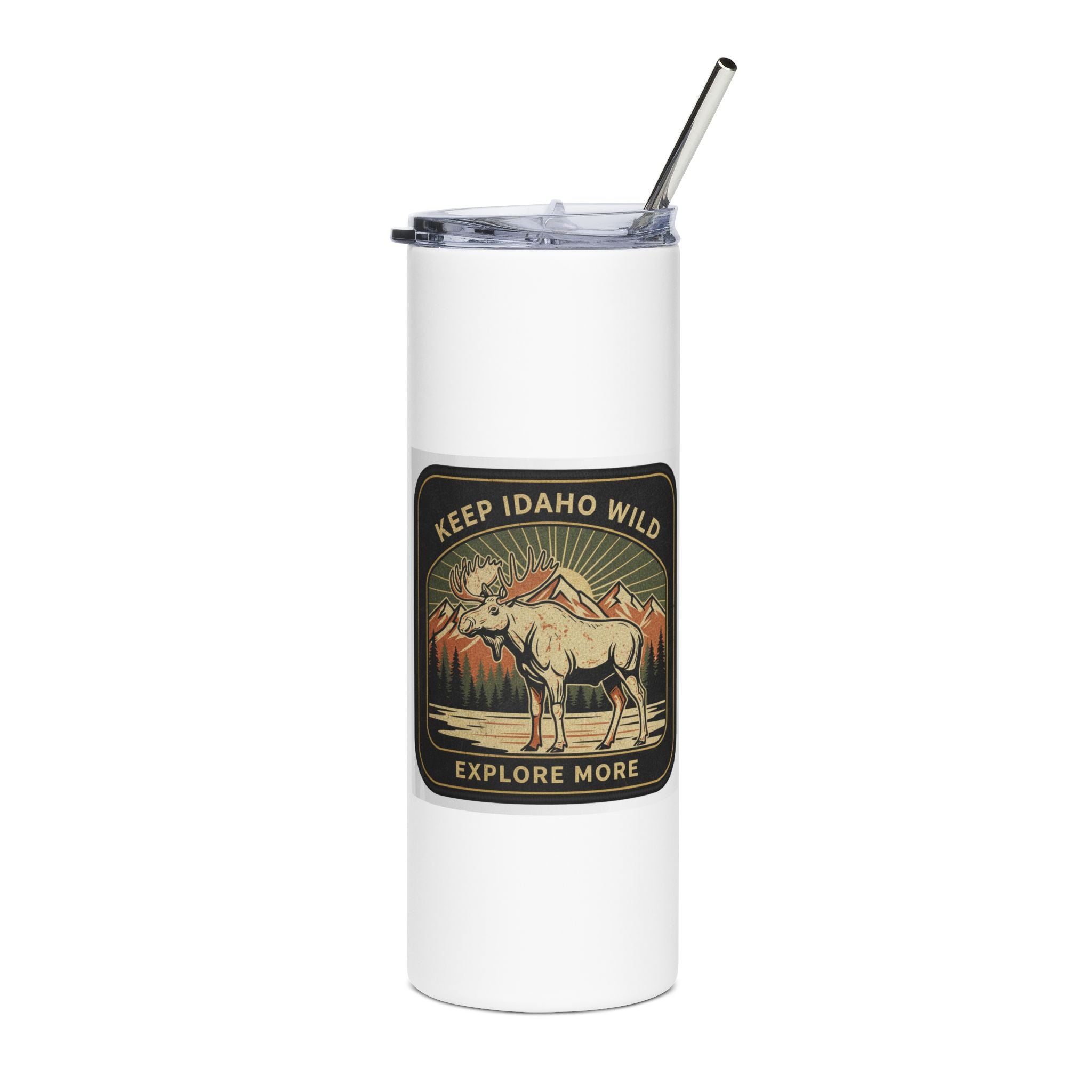 Keep Idaho Wild — Bull Moose Tumbler (20oz)
