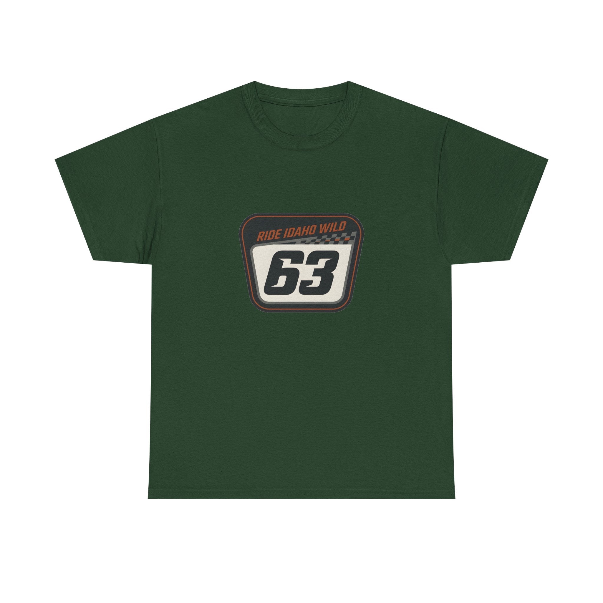 Ride Idaho Wild - MX 63 Number Plate Tee