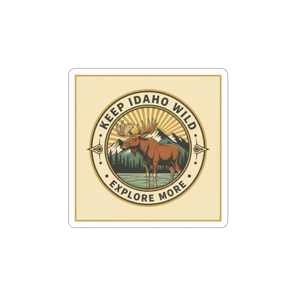 Keep Idaho Wild — Bull Moose Sticker