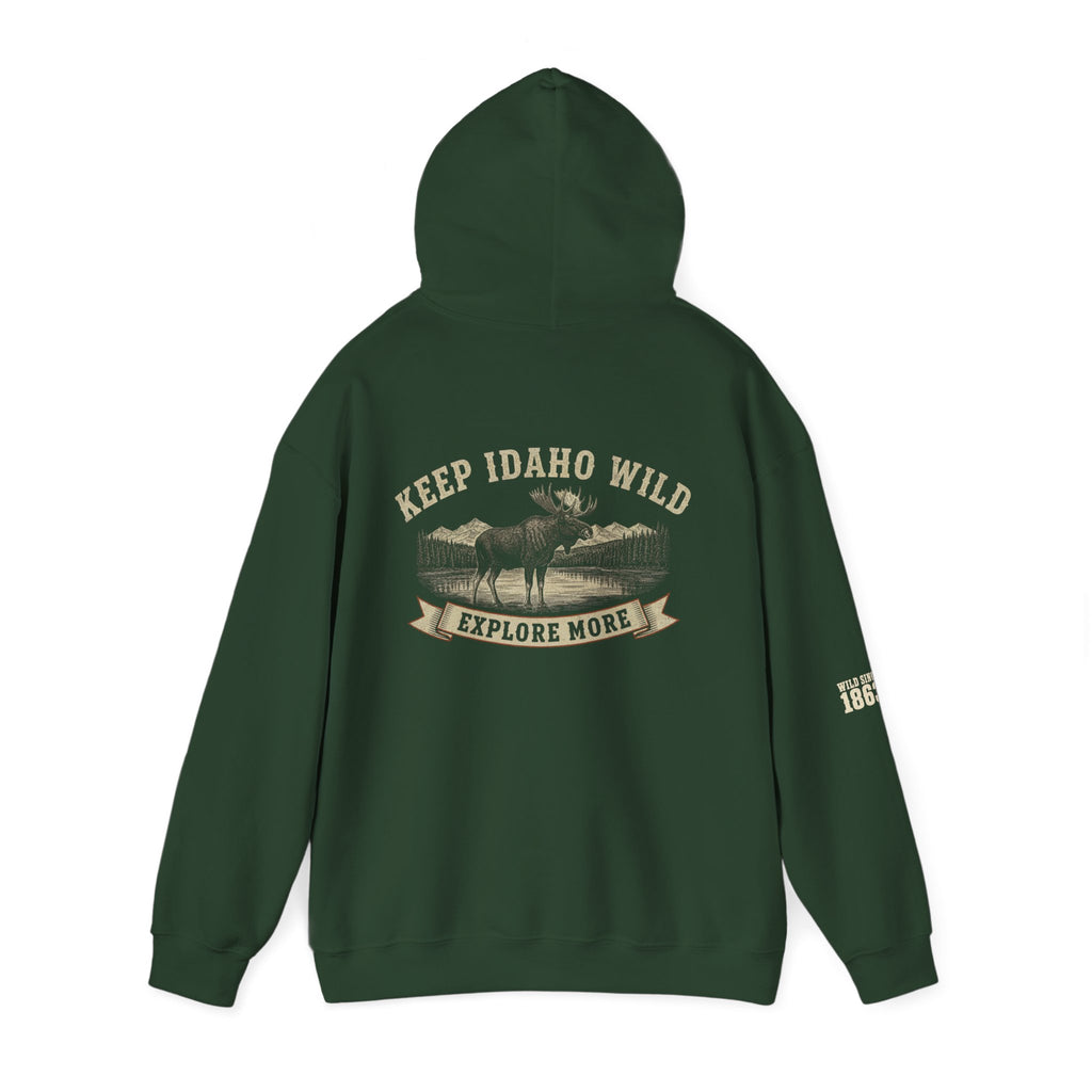 Keep Idaho Wild - Bull Moose Hoodie