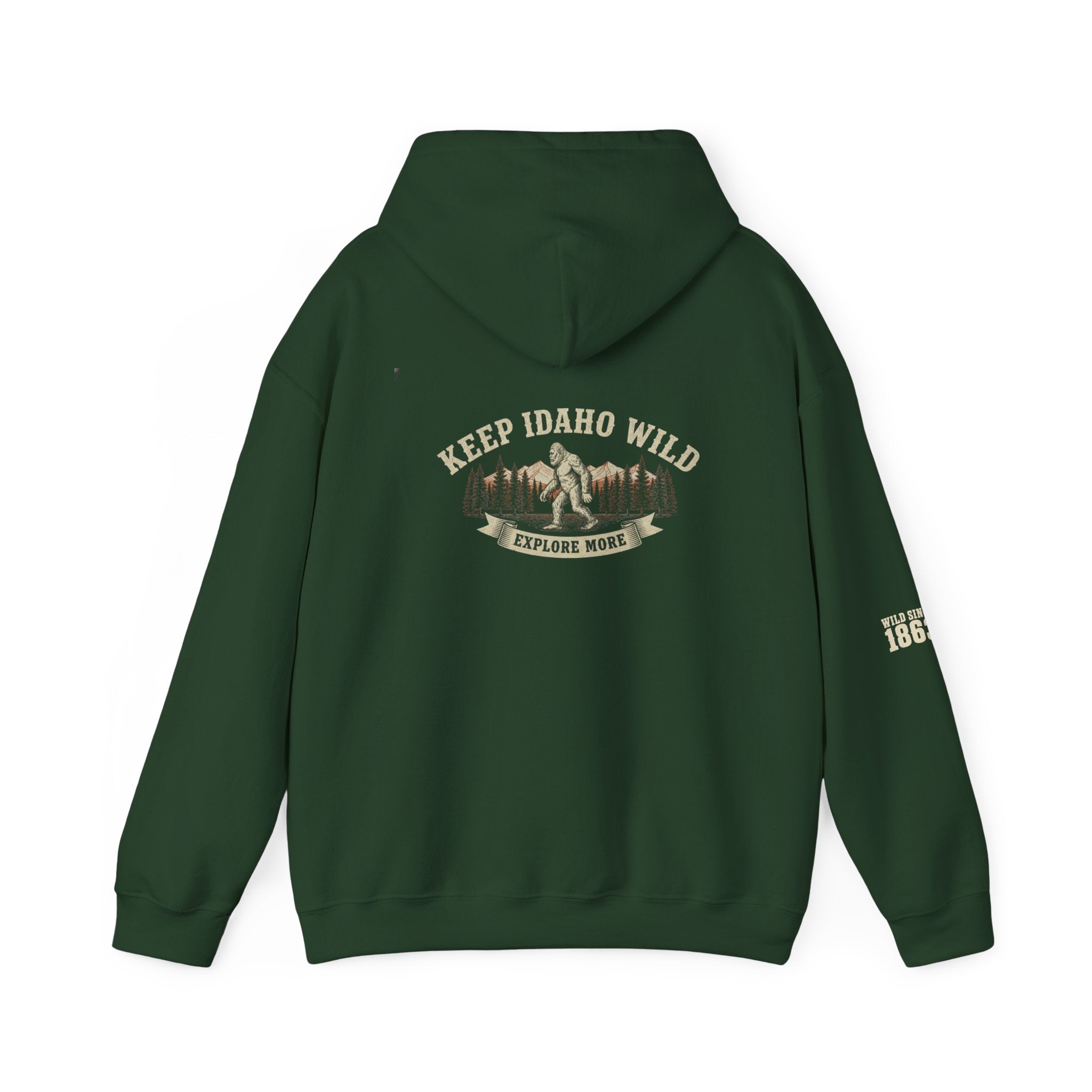 Keep Idaho Wild - Bigfoot Hoodie