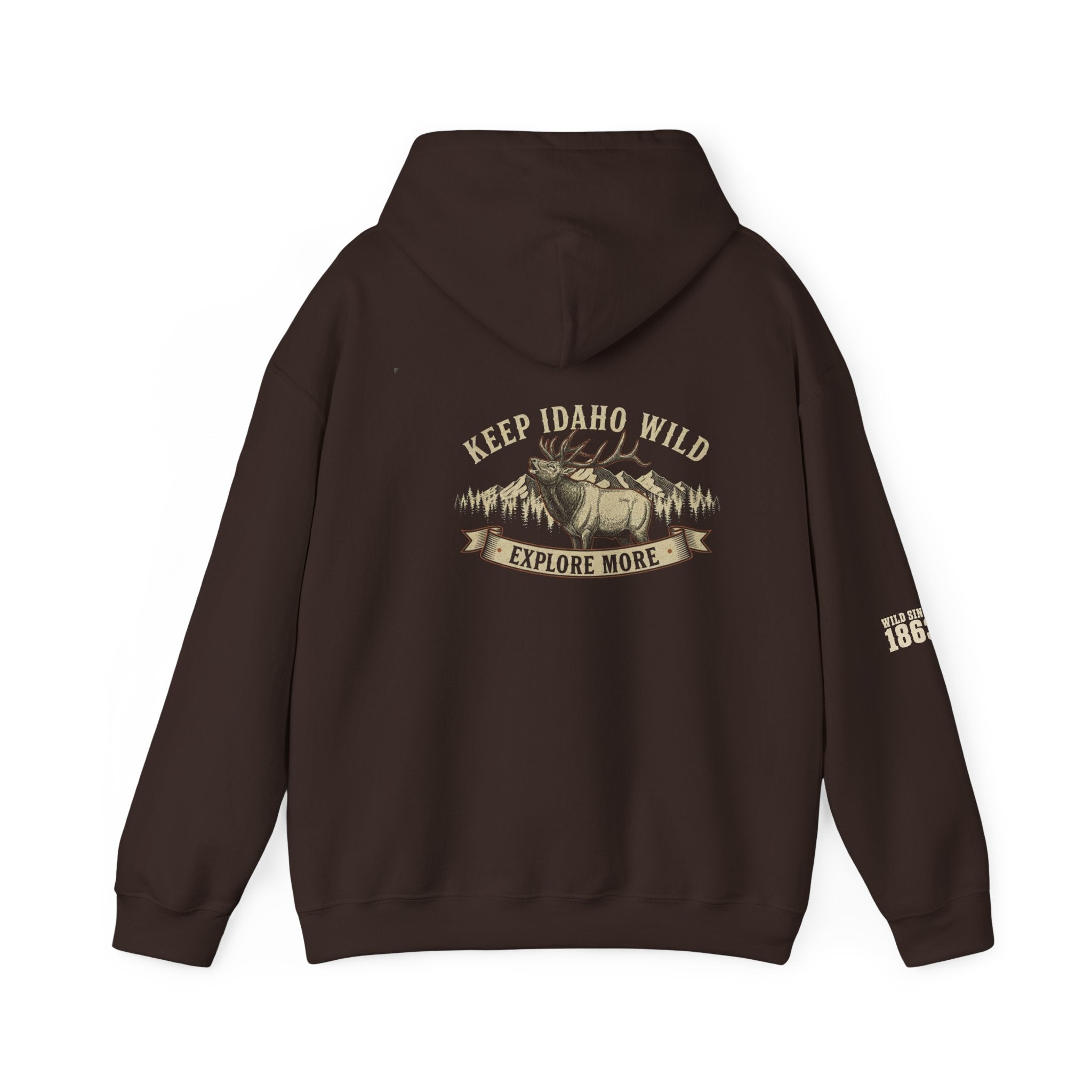 Keep Idaho Wild - Bull Elk Hoodie