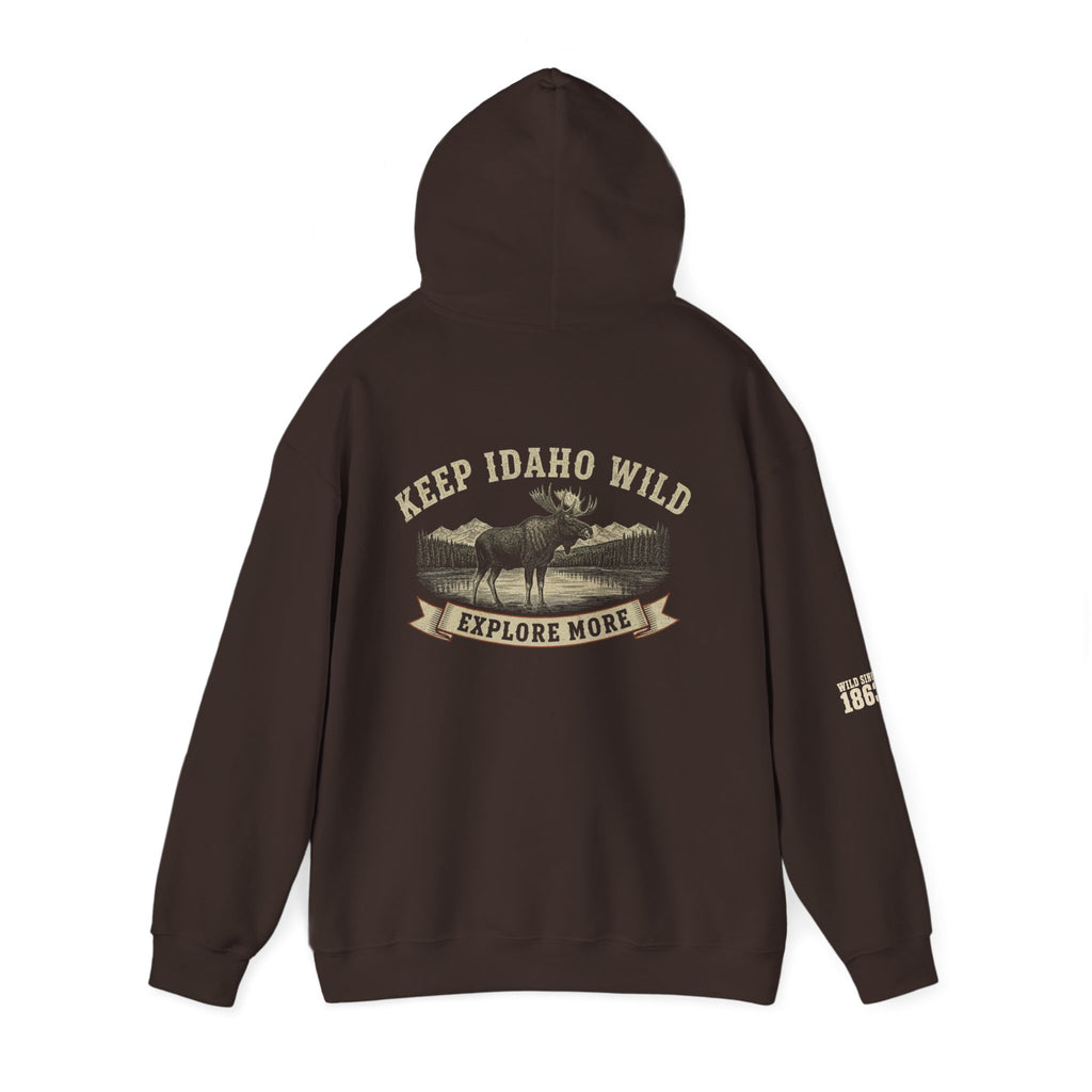 Keep Idaho Wild - Bull Moose Hoodie