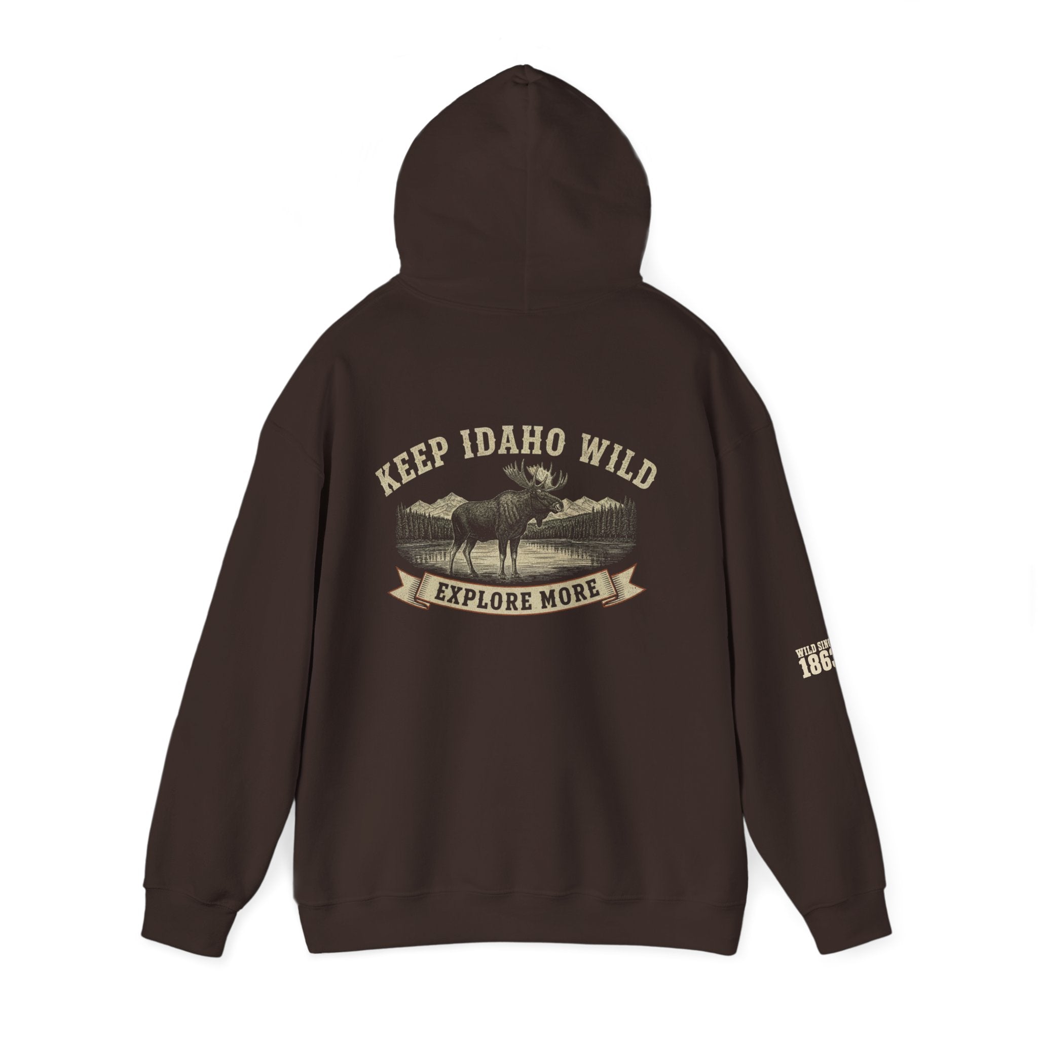 Keep Idaho Wild - Bull Moose Hoodie