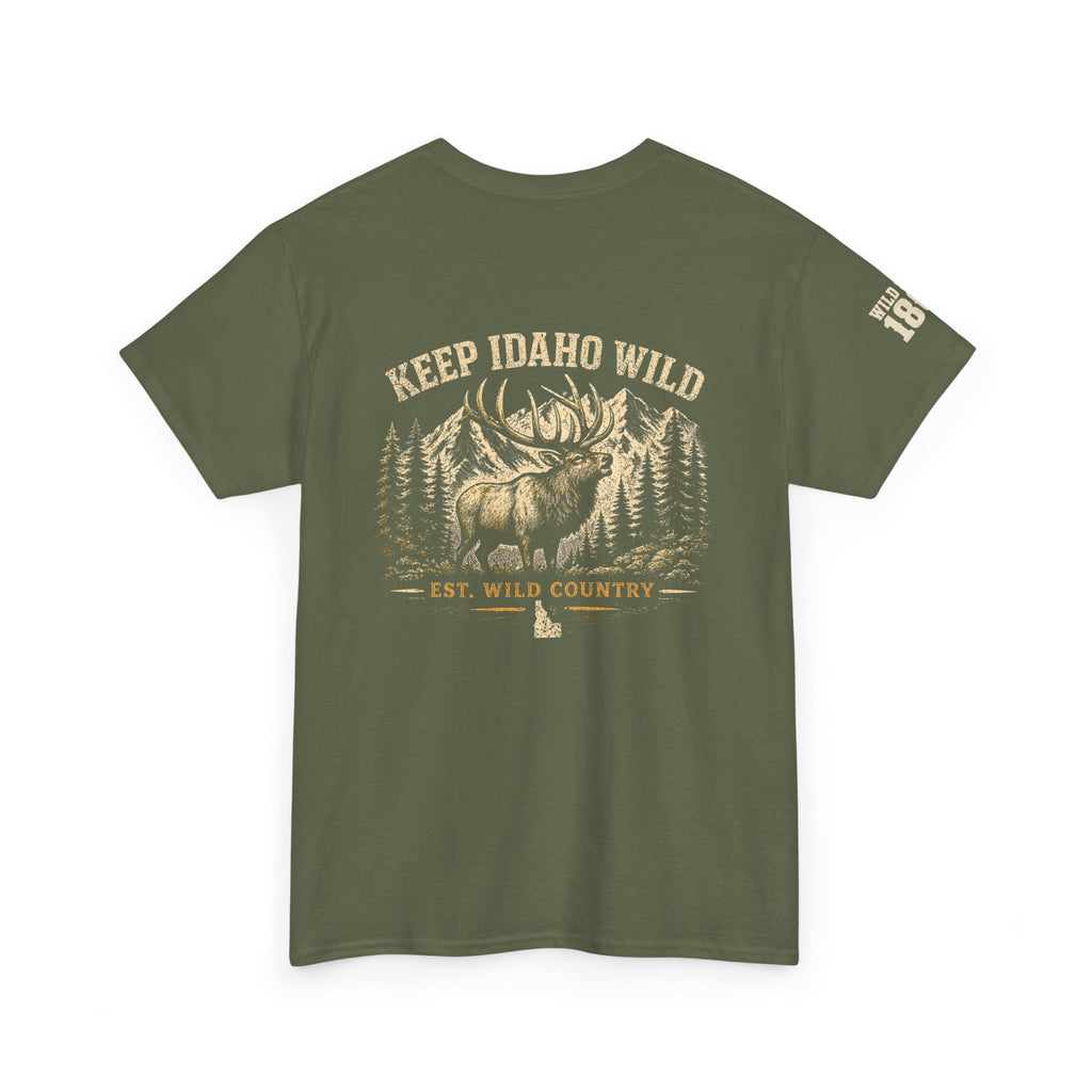 Keep Idaho Wild — Bull Elk Tee