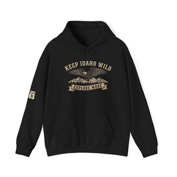 Keep Idaho Wild - Bald Eagle Hoodie